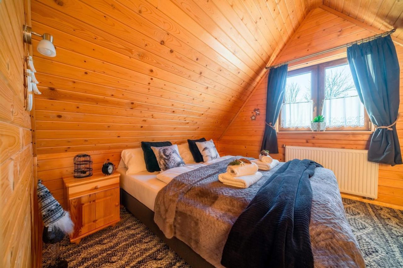 Domki Widokowe Wooden Luxury Chalet & Jacuzzi Zab Luaran gambar