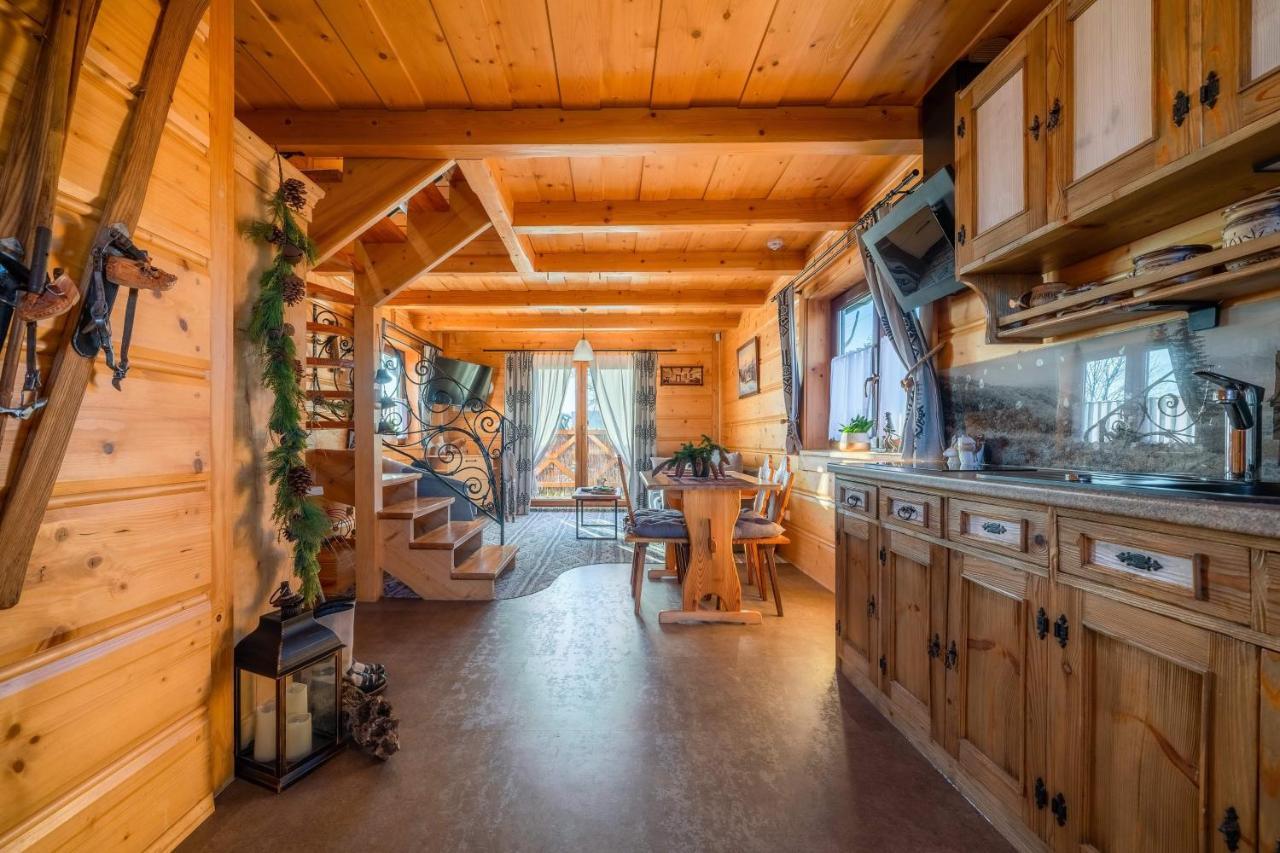 Domki Widokowe Wooden Luxury Chalet & Jacuzzi Zab Luaran gambar
