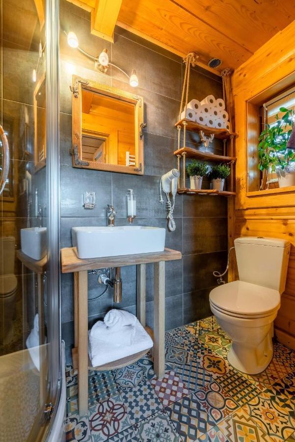 Domki Widokowe Wooden Luxury Chalet & Jacuzzi Zab Luaran gambar