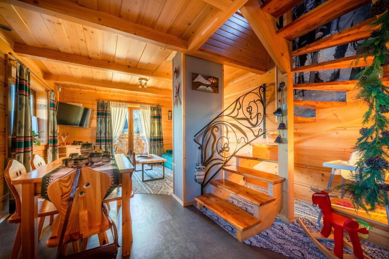 Domki Widokowe Wooden Luxury Chalet & Jacuzzi Zab Luaran gambar