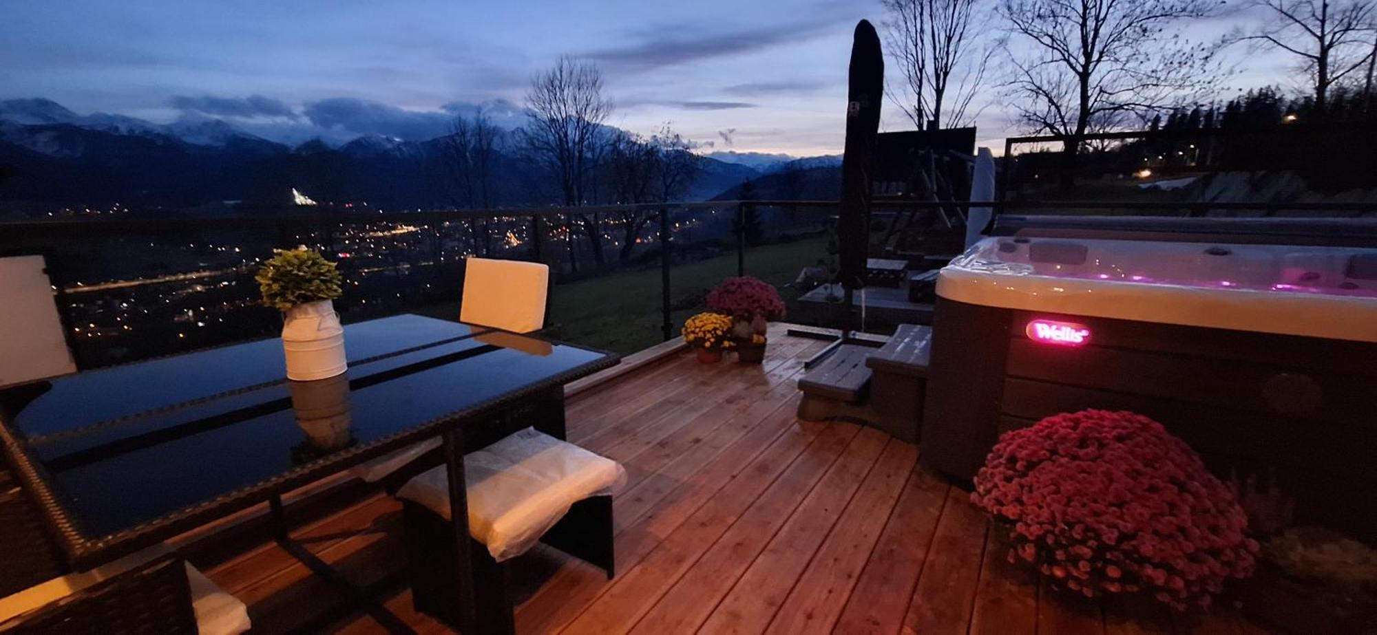 Domki Widokowe Wooden Luxury Chalet & Jacuzzi Zab Luaran gambar