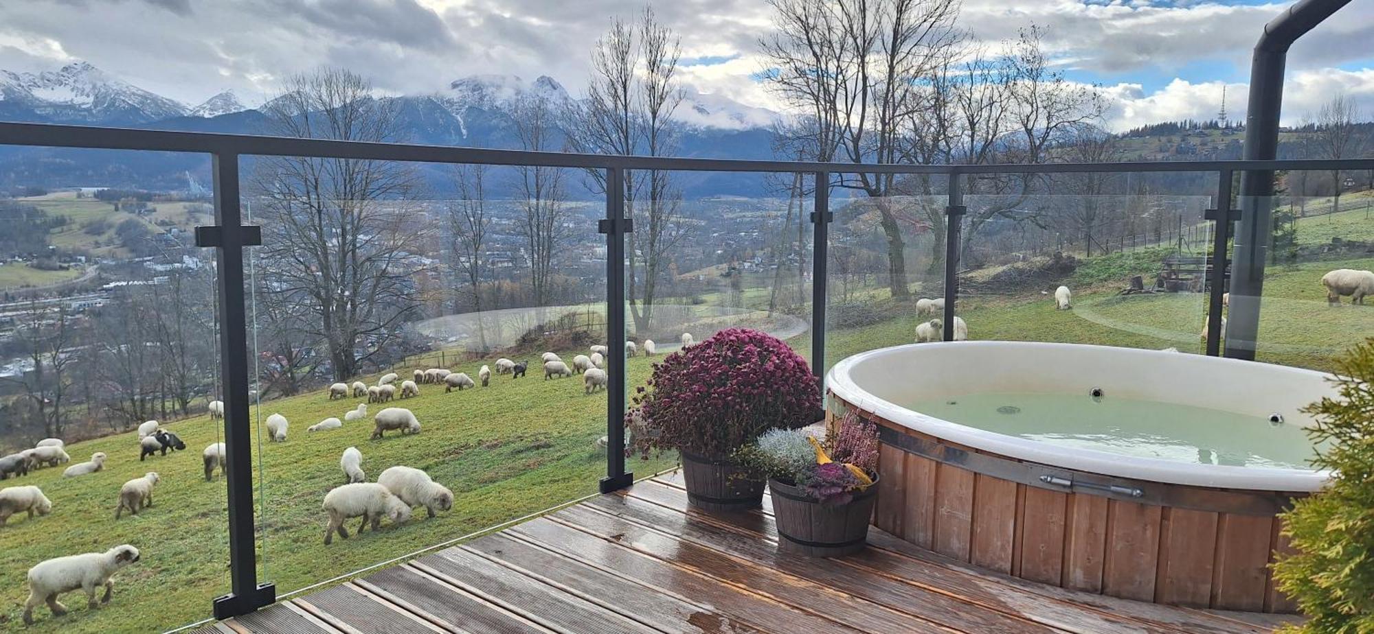 Domki Widokowe Wooden Luxury Chalet & Jacuzzi Zab Bilik gambar
