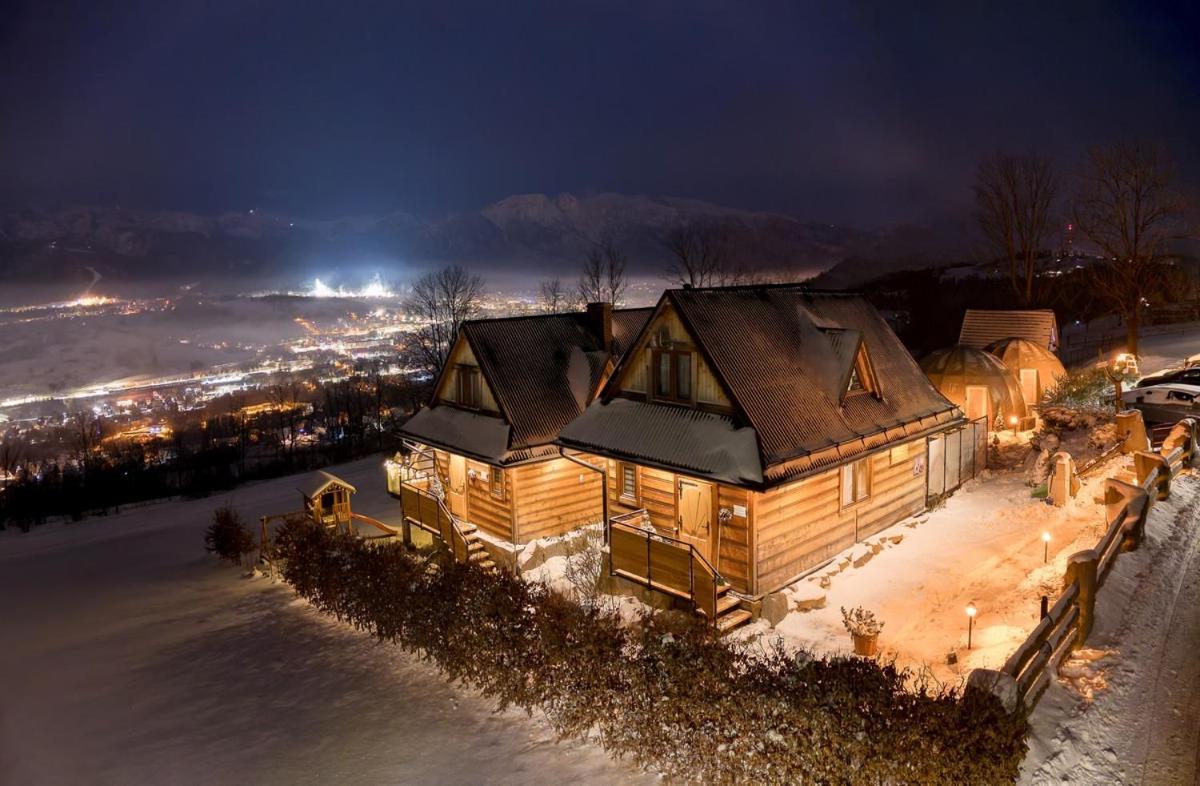 Domki Widokowe Wooden Luxury Chalet & Jacuzzi Zab Luaran gambar